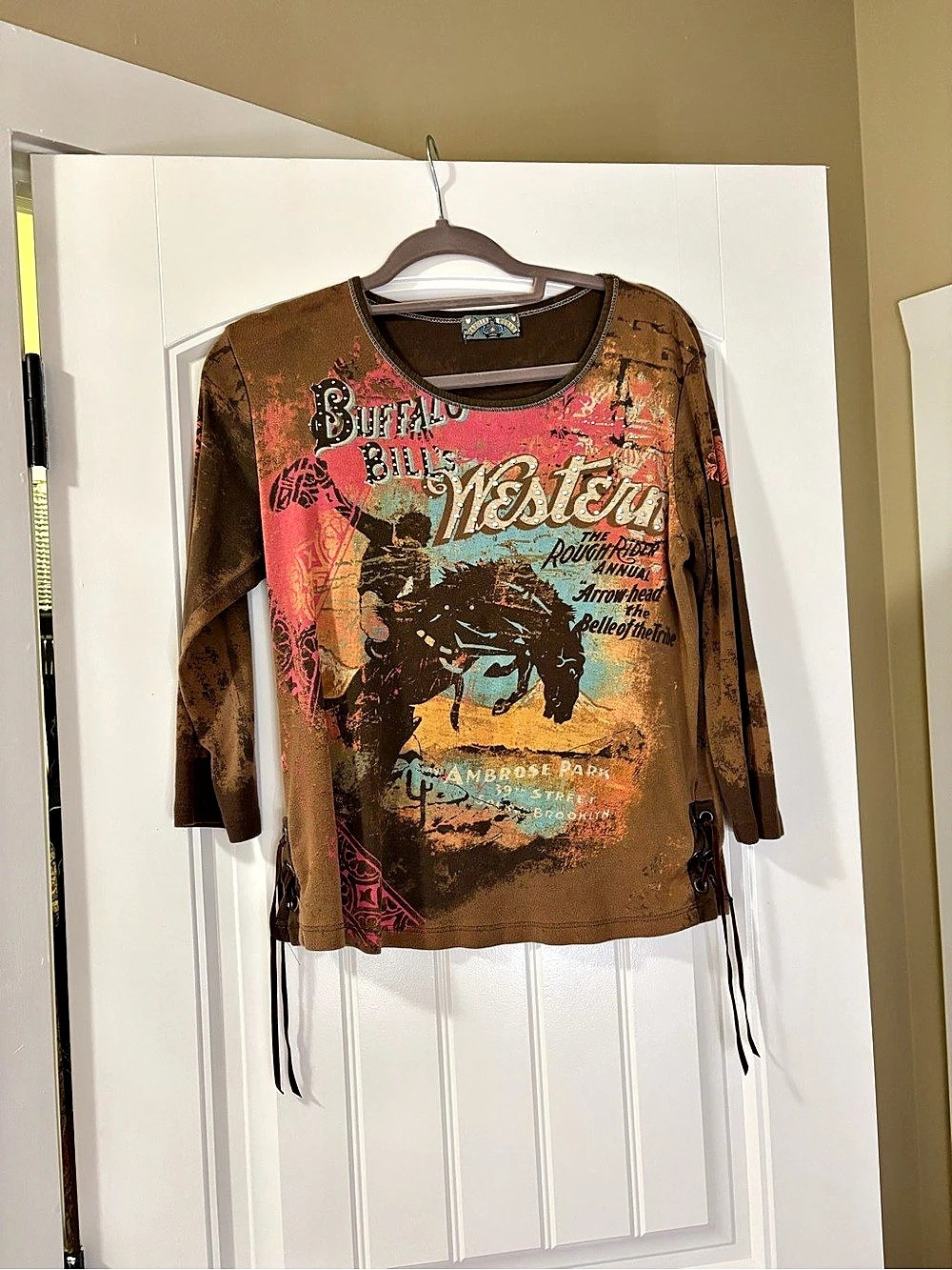 Vanilla Sugar Long Sleeve Western Graphic Tee